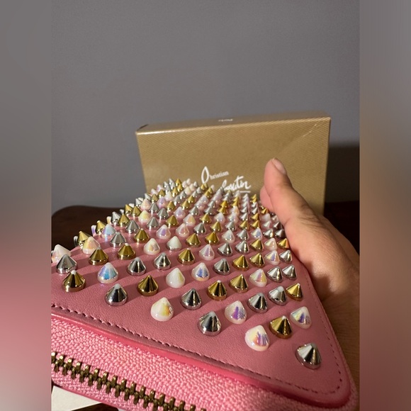Christian Louboutin Studded wallet in EUC - Picture 10 of 17